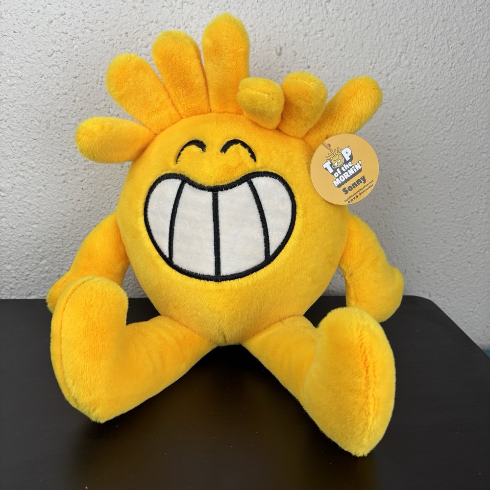Top Of The Morning Coffee Sonny Plushie Sun Stuffie Plush Toy NWT